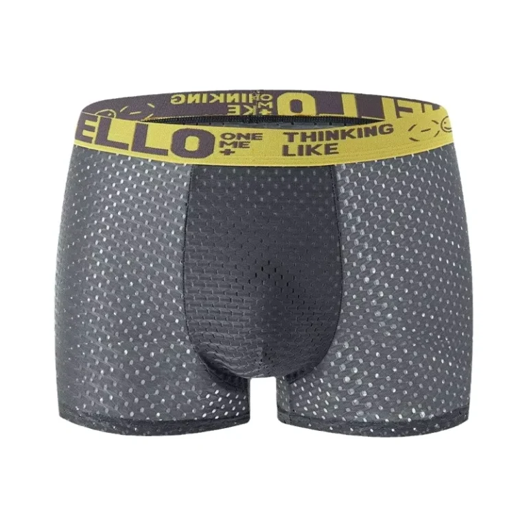 Mens-Ice-Silk-Mesh-Boxer-Briefs-Mid-Rise-Letter-Pattern-Ultra-thin-Comfortable-Breathable-Flat-Corner-Underwear