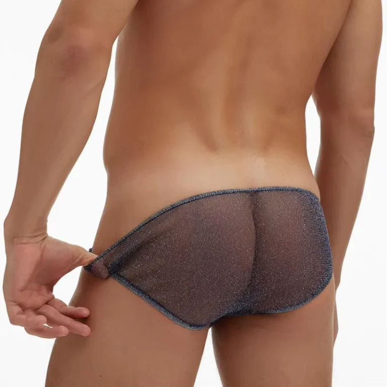 Mens-Large-Pouch-Ultra-Thin-Sexy-Sheer-Breathable-Underwear-Transparent-Mesh-Low-Rise-Summer-Briefs-Shorts