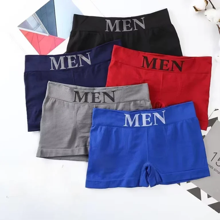 Mens-Mid-Rise-Plus-Size-Seamless-Sports-Underwear-Stretchy-Comfortable-Breathable-Boxer-Briefs-Waist-Cross-Border-Factory