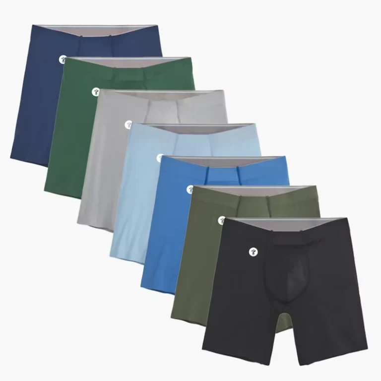 Mens-Mid-Rise-Woven-Boxer-Brief-Underwear-Nylon-Spandex-High-Stretch-Smooth-Breathable-Lightweight-Performance-Comfort