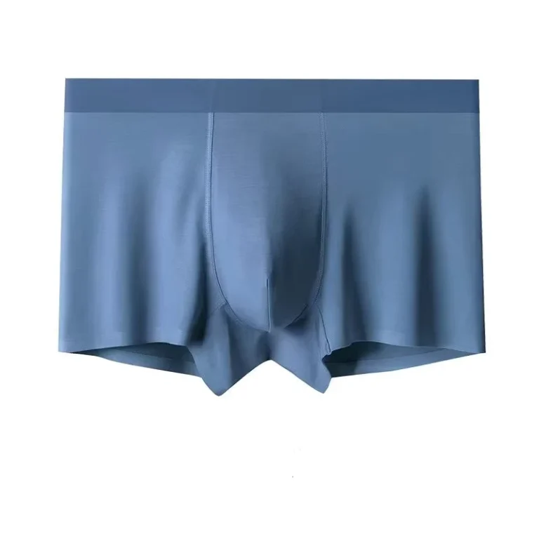 Mens-Plus-Size-Underwear-Flat-Corner-Shorts-Modal-Fiber-One-Piece-Breathable-Antibacterial-Middle-Waisted-Boxer-Panties