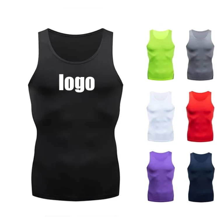 Mens-Quick-Dry-Compression-Sports-Tops-Sleeveless-t-Shirts-Athletic-Workout-Baselayer-Running-Gym-Undershirts-Compress-Shirts