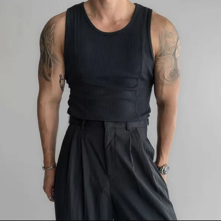 Mens-Ribbed-Slim-Fit-Tank-Top-Sleeveless-Casual-Undershirt-for-Streetwear