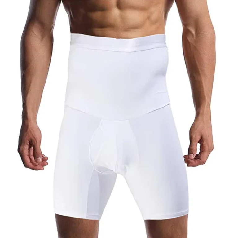 Mens-Silicone-Non-slip-High-waisted-Body-Shaping-Boxer-Briefs-Tight-Tummy-control-and-Body-shaping-Shorts-in-Stock
