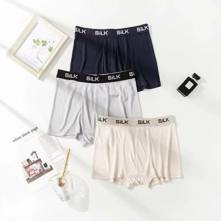 Mens-Silk-Underwear-Mid-waist-Sports-Boxers-Breathable-Shorts-for-Adults-Knitted-Boxers-Briefs-Mid-rise