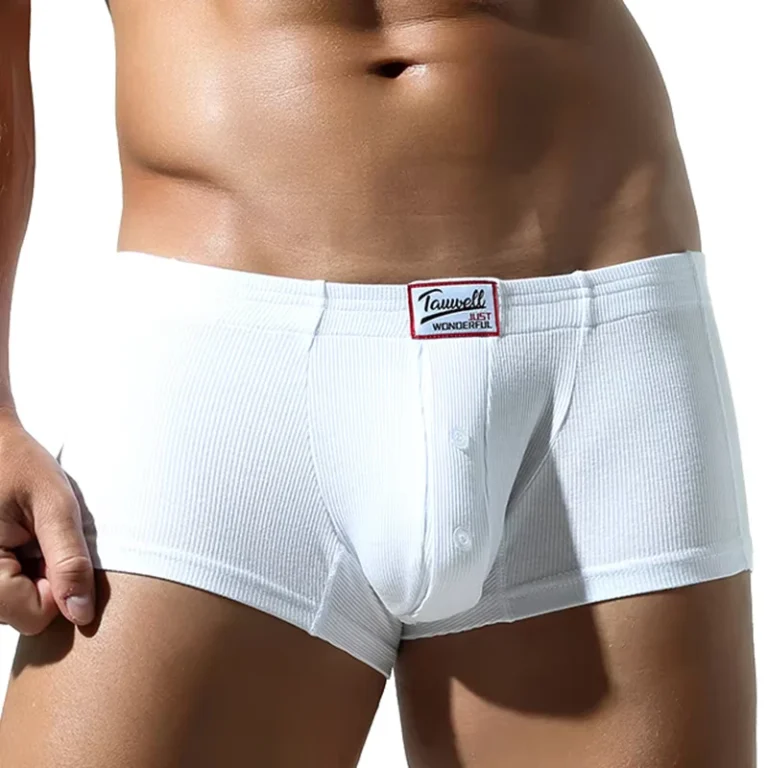 Mens-Trendy-Boxer-Briefs-Comfortable-Ribbed-Knitted-Antibacterial-Low-rise-U-Convex-Pouch-Breathable-Waist