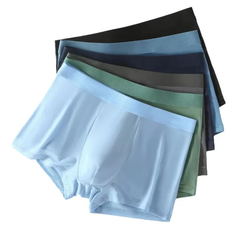 Mens-Ultra-Thin-Ice-Silk-Seamless-Boxer-Shorts-Quick-Dry-Mid-Rise-Ultra-Cool-Breathable-Summer-Underwear-Manufacturer