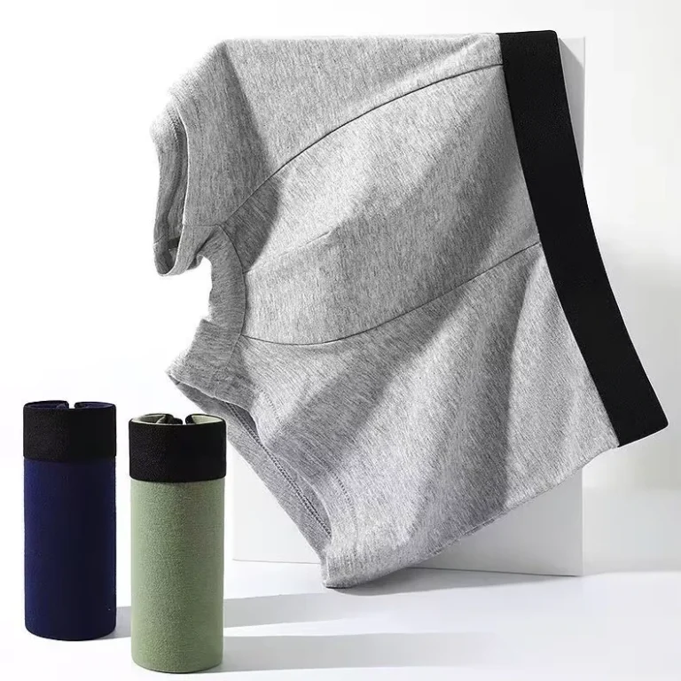 Mens-Underwear-Simple-Solid-Color-Adult-Soft-Comfortable-Antibacterial-Breathable-Large-Size-Boxer-Briefs-ODM-Drop-Shipping