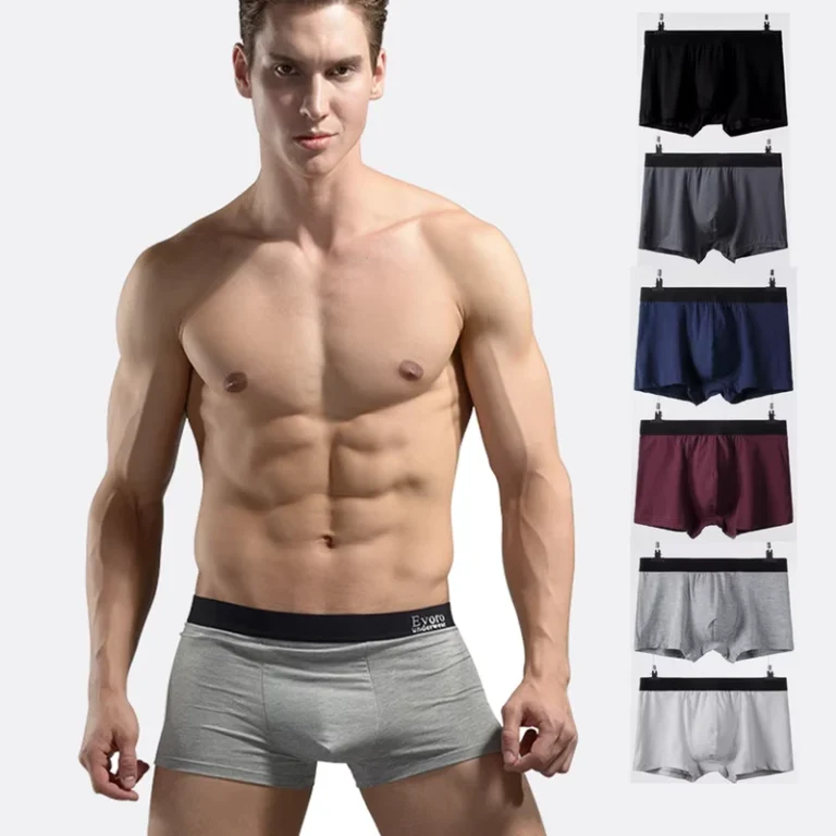 Mid-Rise-Comfortable-Mens-Boxer-Briefs-Breathable-Knitted-Fabric-Underwear-for-Young-Men