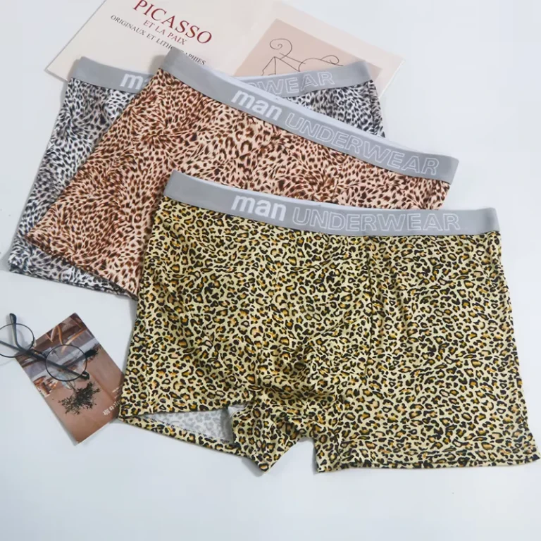 Mid-Waist-Large-Space-Leopard-Print-Plus-Size-Mens-Underwear-Tummy-Control-Stretchy-Large-Size-Mens-Boxer-Briefs
