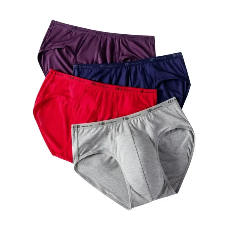 Modal-Cotton-Mens-Mid-Rise-Woven-Boxer-Briefs-Plus-Size-Sweat-Wicking-Breathable-ODM-Underwear