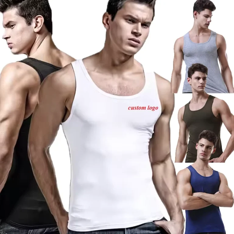 Moisture-Wicking-Ribbed-Top-A-Shirt-Gym-Muscle-Tee-Sleeveless-T-Shirt-Quick-Dry-Lightweight-Mens-Cotton-Spandex-Tank-Undershirt