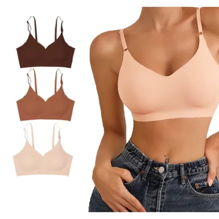 Multi-color-Women-Underwear-Thongs-Low-Rise-Seamless-Thong-Stretch-Invisible-Bikini-Bra-Brief-Set