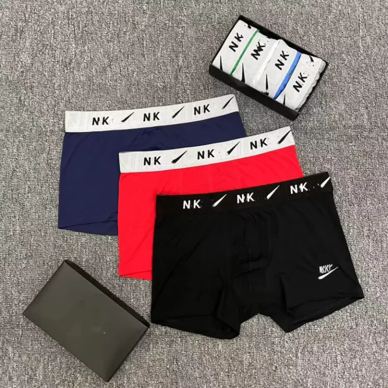NK-Mid-Rise-Mens-Cotton-Boxer-Shorts-Custom-Logo-Waistband-Breathable-Briefs-with-Letter-Pattern