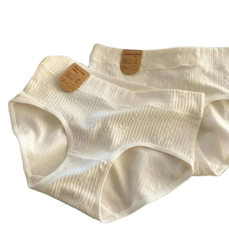 Natural-Cotton-Baby-Girls-Underwear-7A-Antibacterial-Mid-rise-Embroidered-No-Fluorescence-No-Dyeing-Natural-White-Pure-Womens