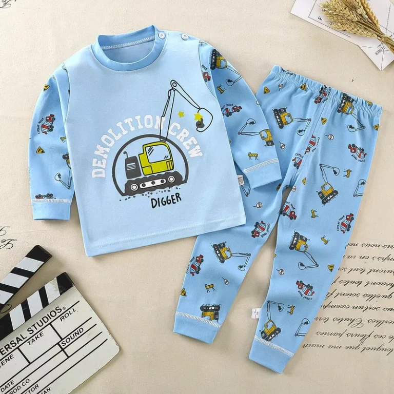 New-Arrival-100-Cotton-Kids-Underwear-Set-Soft-Boys-Girls-Pajamas-Baby-Thermal-Long-Johns-Home-Wear-Children-Clothing