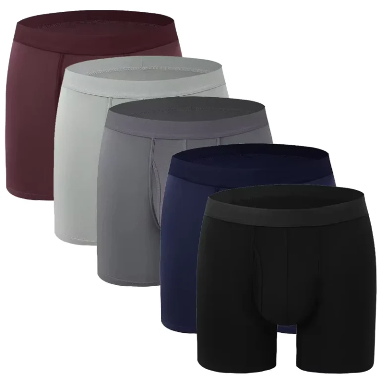 New-Fashionable-Customized-Extra-Long-Mens-Underwear-Bamboo-Fiber-Sports-Breathable-Mid-Rise-Shorts-Boxer-Briefs