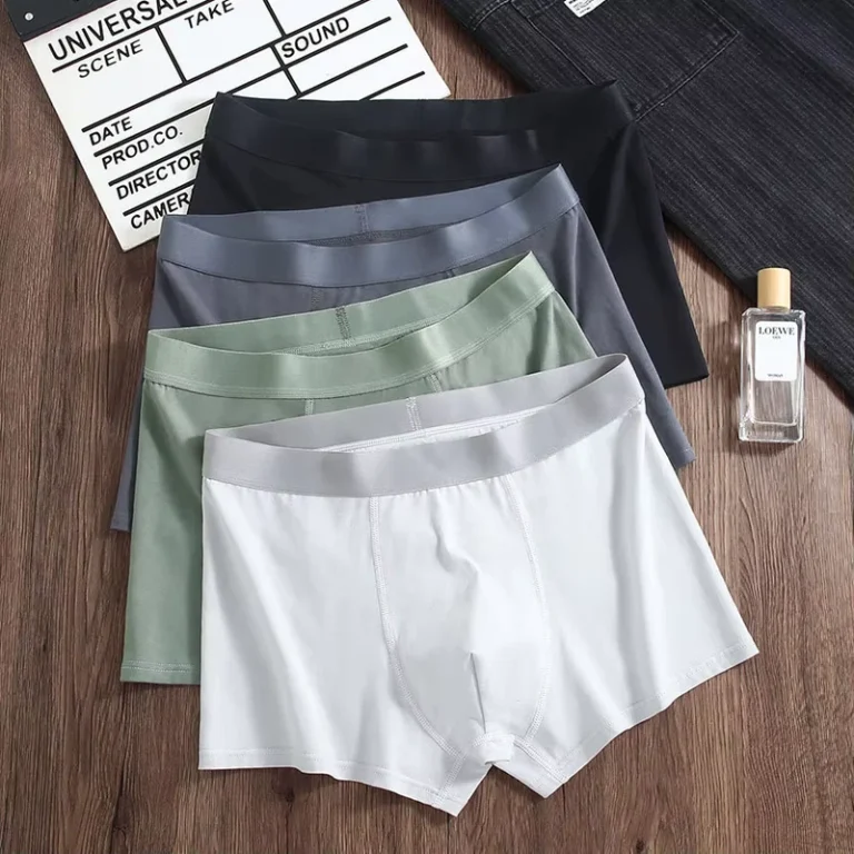 New-Mens-Mid-Rise-Boxer-Briefs-Pure-Cotton-Antibacterial-Sweat-Wicking-Plus-Size-Quality-Breathable-Boxers