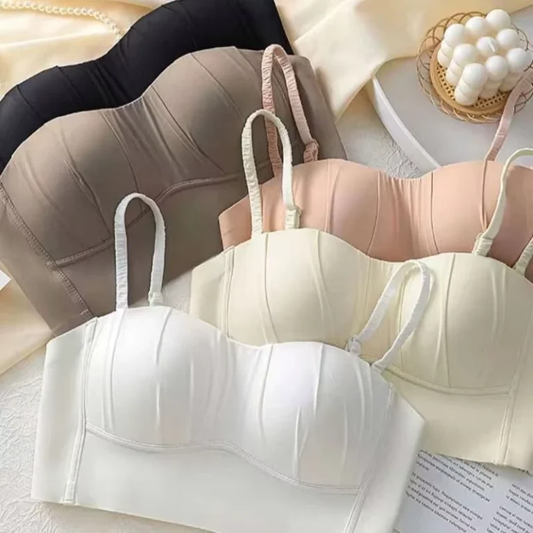 New-One-piece-Seamless-Bra-Womens-Small-Breasts-Push-up-Display-Anti-sag-Wire-Free-Breathable-Bra