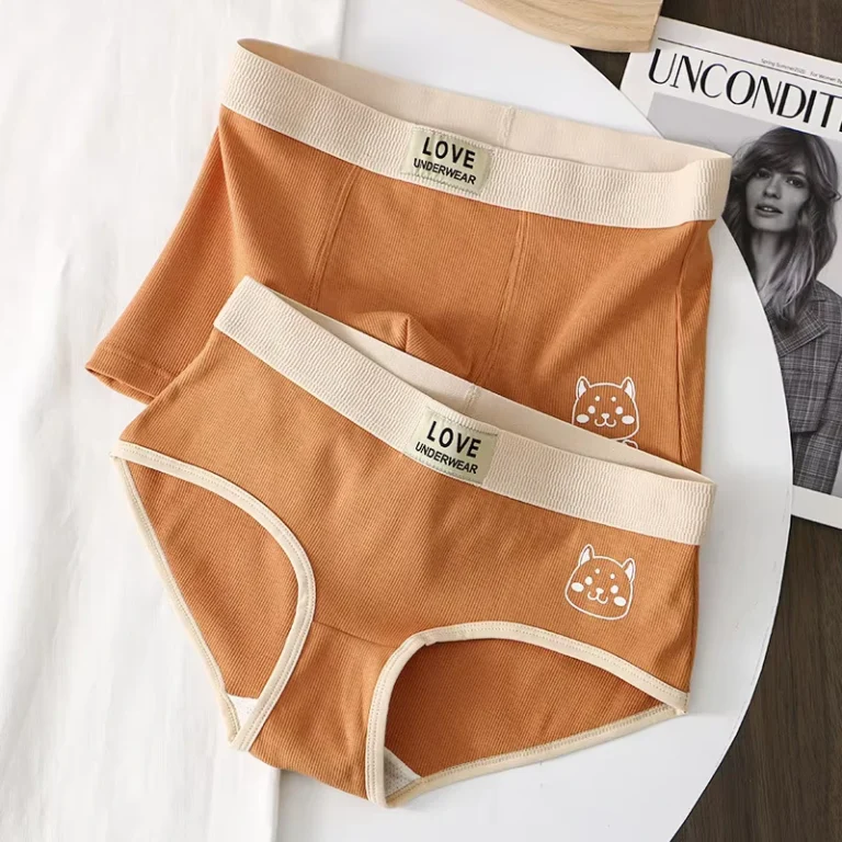 New-Panty-Set-Screw-Thread-Custom-Men-Underwear-Cartoon-Soft-Breathable-Big-Pouch-Comfortable-Briefs-Boxers-Briefs-for-Couple