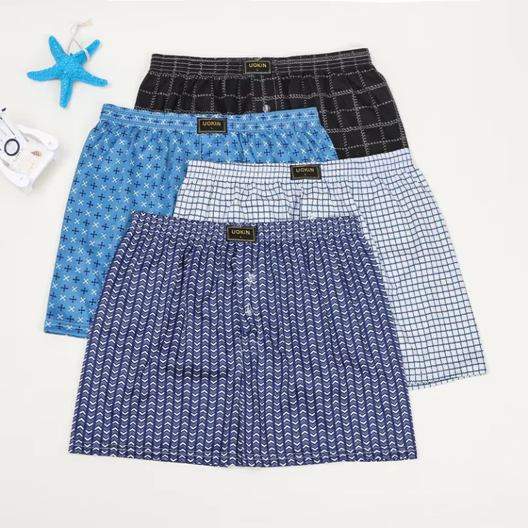 New-Print-Mens-Summer-Boxer-Shorts-Breathable-Loose-Leg-Soft-Underwear-Briefs-Homme-Shorts-With-100-Polyester