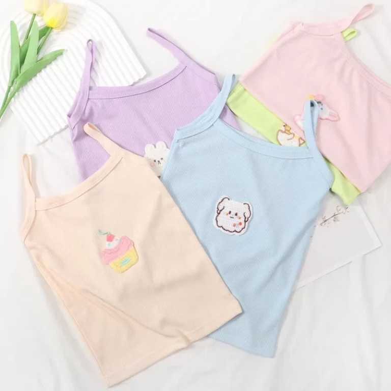 New-Product-Explosion-Summer-Lace-Girls-Underwear-Comfortable-Camisole-and-Vest-for-Little-Girls