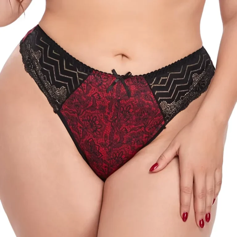 New-Products-Plus-Size-Fat-Women-Low-Rise-Underwear-Thong-Sexy-Lace-Panties-Low-Waist-G-String-Printed-Ladies-Panties