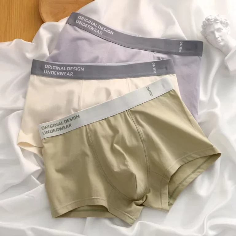 New-Style-Cotton-Mens-Boxer-Briefs-Underwear-Mid-Rise-Man-Plus-Size-Breathable-Sports-Underpants-Custom-Logo-Seamless-Boxers