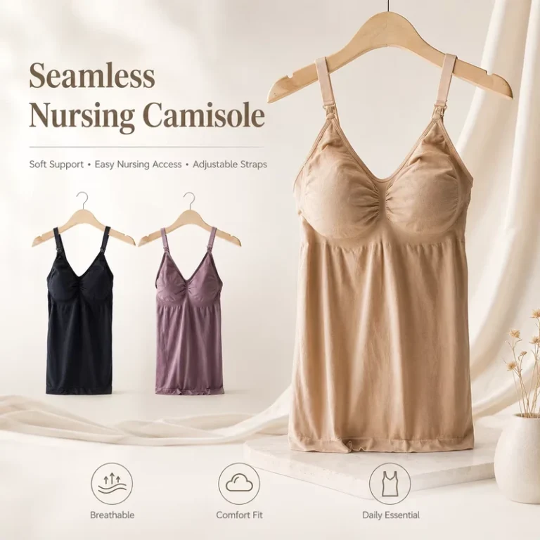 Nursing-Camisole-Tank-Top-Breastfeeding-Maternity-Cami-Soft-Stretch-Nursing