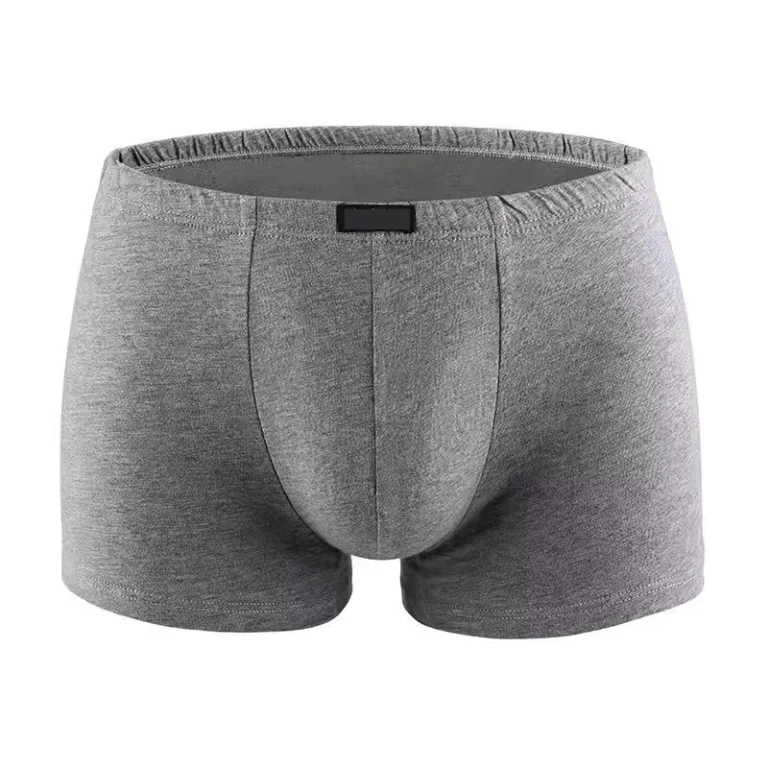 OEM-Mens-Premium-Cotton-Boxer-Briefs-Tight-Fit-Underwear-Shorts-Custom-Logo-Available-Silk-Waist-Panties-Feature