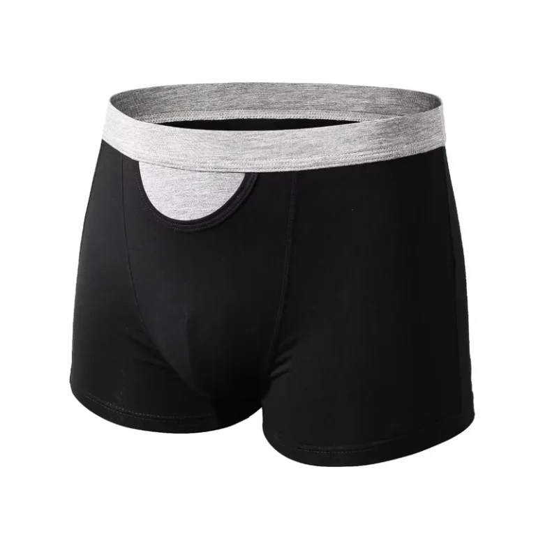 OEM-Reusable-Heavy-Flow-Leakproof-Breathable-Knitted-Organic-Cotton-Super-Absorbent-Mens-Incontinence-Boxer-Underwear