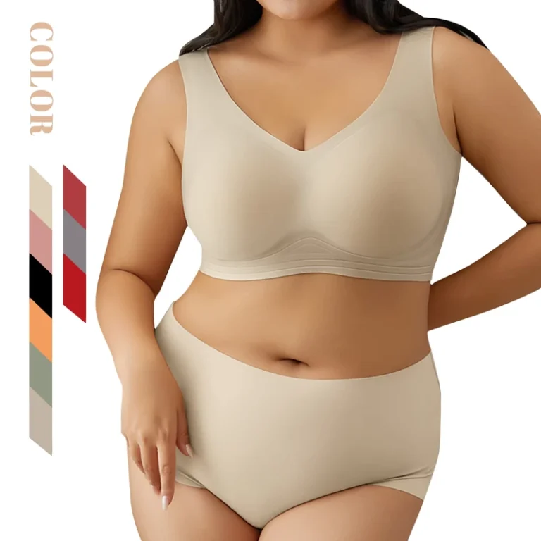 Plus-Size-Bra-Brief-Sets-Woman-Plus-Size-Strapless-Seamless-Bra-and-Panties-Sets-5XL-Bikini-Wireless-Bra-Multiple-Color