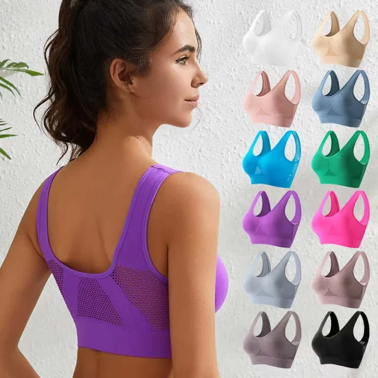 Plus-Size-Breathable-Sports-Bra-40-Size-Thin-Mould-Wire-Free-Three-Quarters-Cup-Women-Luxury-Underwear