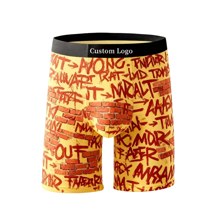 Plus-Size-Designer-Custom-Fashion-Printed-Man-Boxer-Brief-Cotton-Gym-Man-Underwear-Sportswear-Shorts