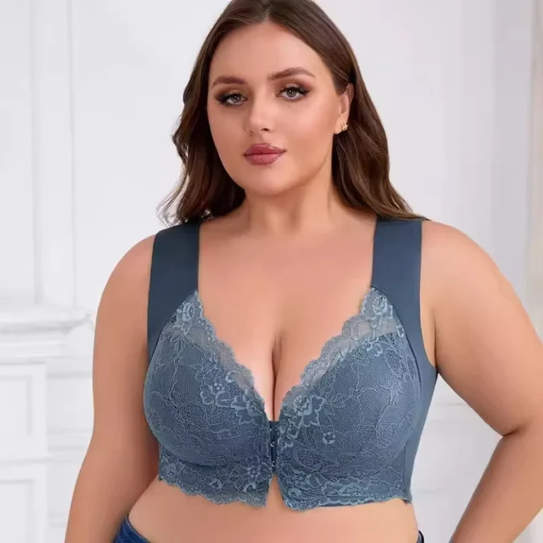 Plus-Size-Front-Closure-Lace-Bra-Wide-Strap-Breathable-Embroidery-Full-Cup-Soft-Anti-Sagging-Support-Daily-Brassiere-OEM-ODM-24h