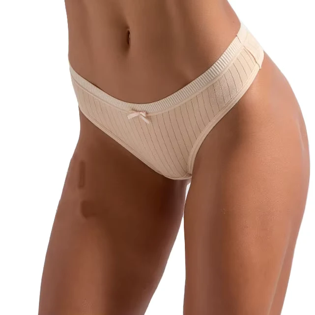 Plus-Size-Women-Cotton-Underwear-Seamless-Briefs-Solid-Sexy-Lingerie-Panties-String-Thongs