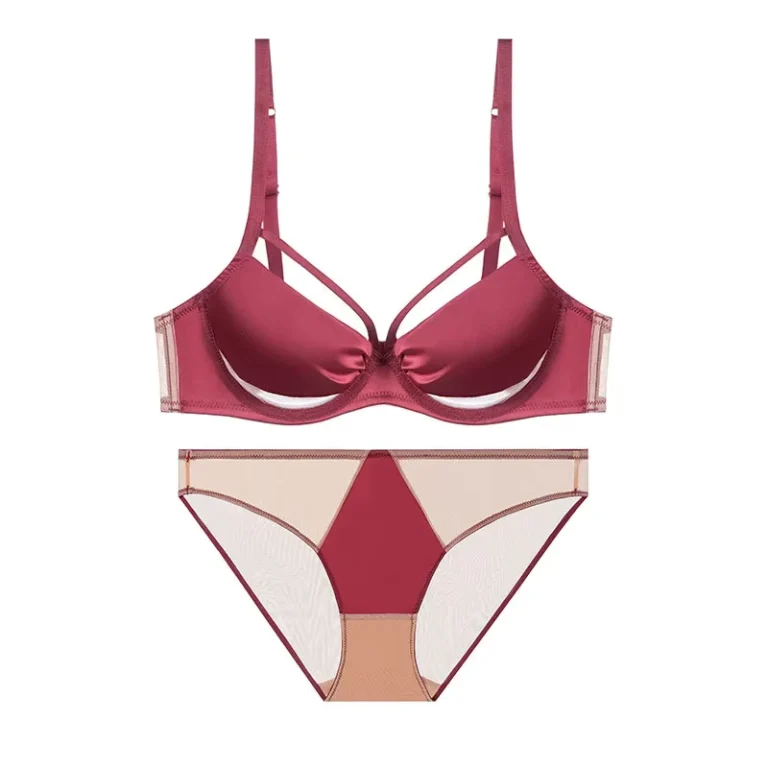 Push-up-Breathable-2-Piece-Girls-Panties-Sexy-Lingerie-Set-Women-Underwear