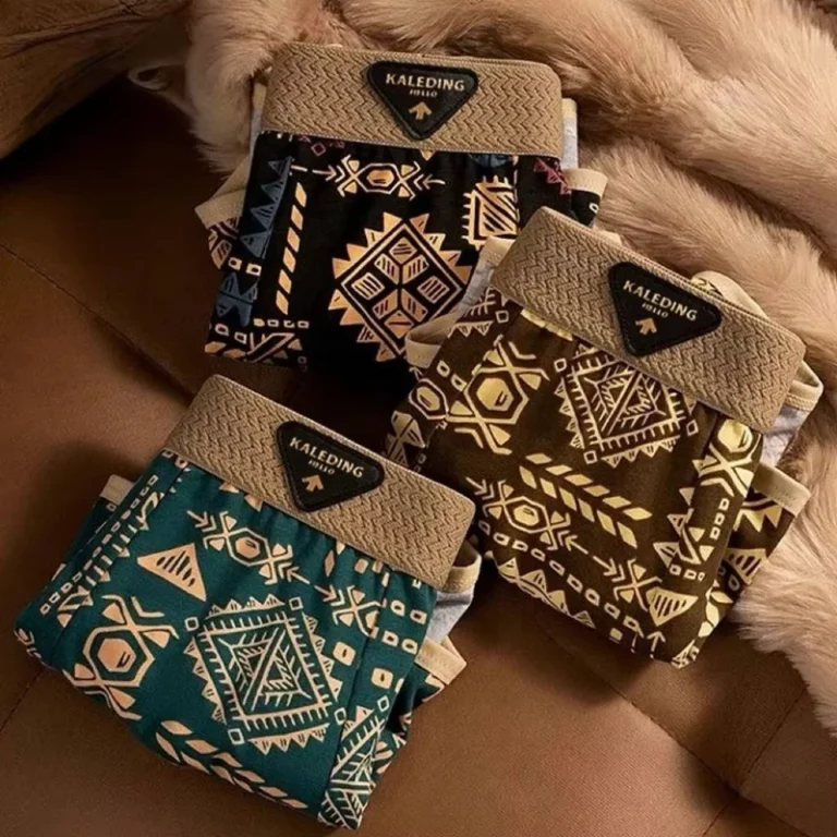 Retro-Ethnic-Style-Trendy-Breathable-Plus-Size-Mens-Underwear-Flat-Corner-Pants-and-square-Corner-Pants