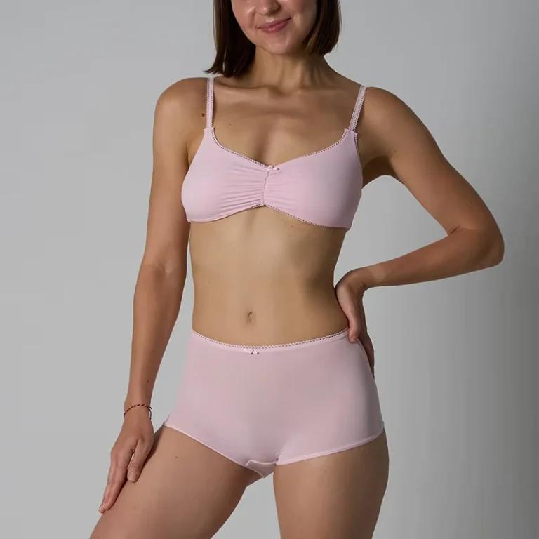SK1319SK1320-Womens-Wireless-Full-Cup-Bra-and-Panties-Breathable-Absorption-Underwear-Panties-Set