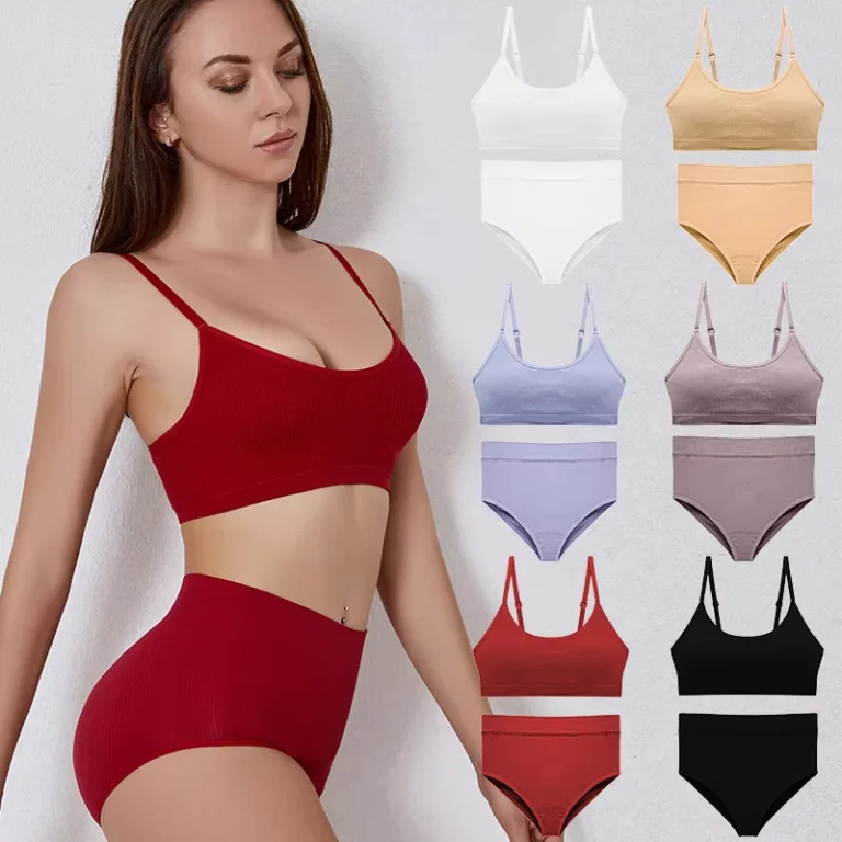 STBW-B1606-Solid-Color-Breathable-Bra-Suit-Womens-Sexy-Underwear-Ladies-Customized-logo-Lingerie
