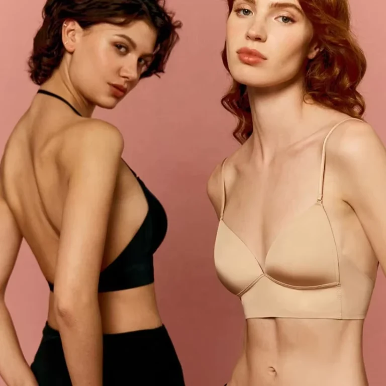 Seamless-No-Steel-Ring-Invisible-Large-Backless-Bra-Thin-Sexy-Hanging-Neck-U-shaped-Beautiful-Back-Underwear-for-Women