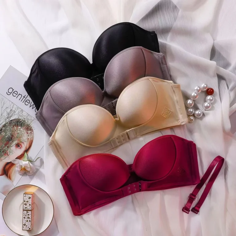 Seamless-Off-shoulder-Adjustable-Push-up-Bra-Strapless-Bra-for-Women