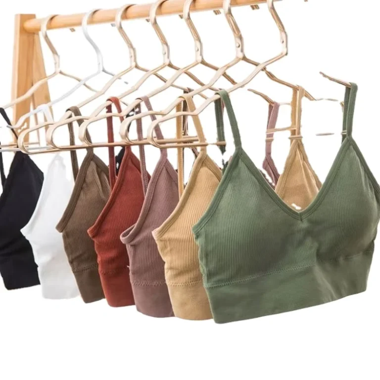 Seamless-Padded-Full-Cup-Spandex-Cotton-Breathable-Wire-Free-Bra-Tank-Top-Camisole