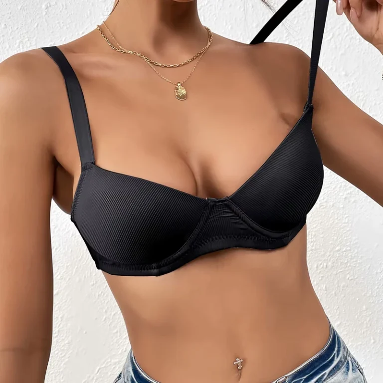 Seamless-Ribbed-Bra-New-Arrival-Underwire-Padded-Brassiere-Premium-Soft-Breathable-Underwear-for-Daily-Wear