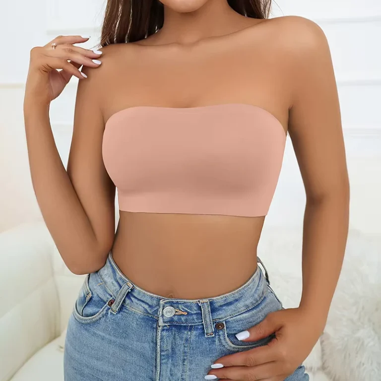 Seven-Colors-One-Piece-Women-Seamless-Strapless-Bra-Wireless-Non-pad-Bra-Anti-skidding-Ice-Silk-Traceless-Strapless-Bra