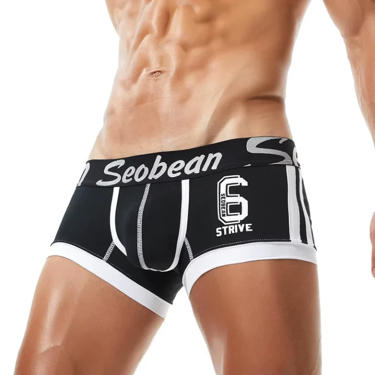 Sexy-Plus-Size-Cotton-Mens-Underwear-Boxer-Shorts-Solid-Low-Waist-U-Pouch-Teen-Boxer-Briefs-for-Men