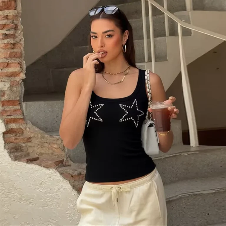 Sexy-Sleeveless-Front-Star-Shape-Women-Fashion-Camisole-Tops-Summer-Women-Clothing-Tank-Tops