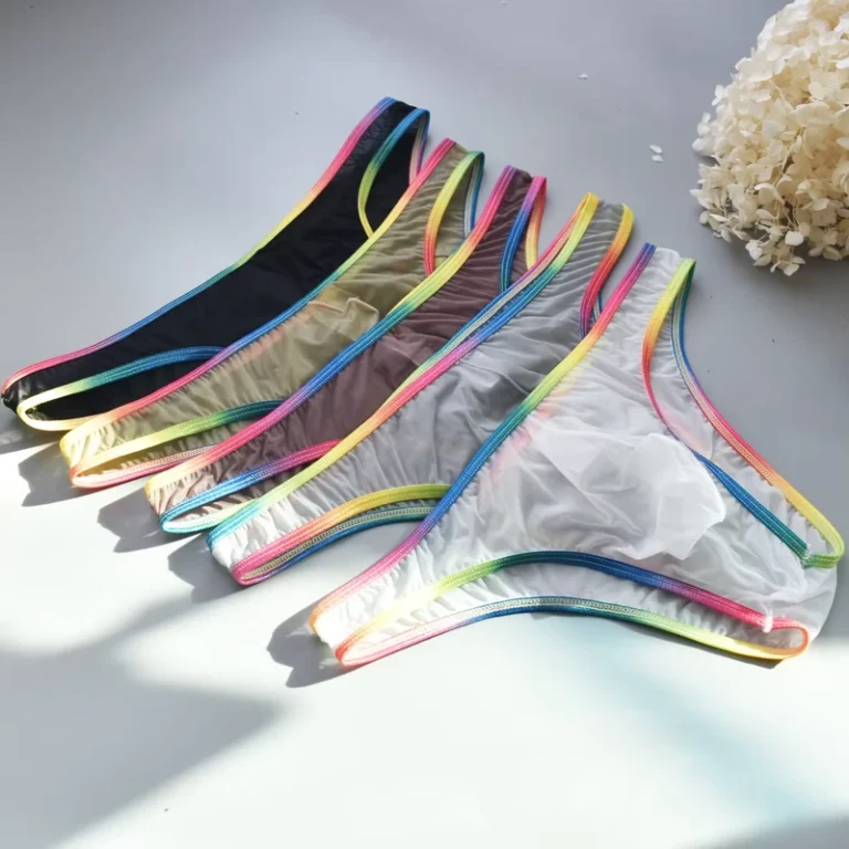 Sexy-Underwear-Silky-Ultra-thin-Ice-Silk-Men-Semi-buttockless-Briefs-Low-Rise-Quick-Dry-Panties