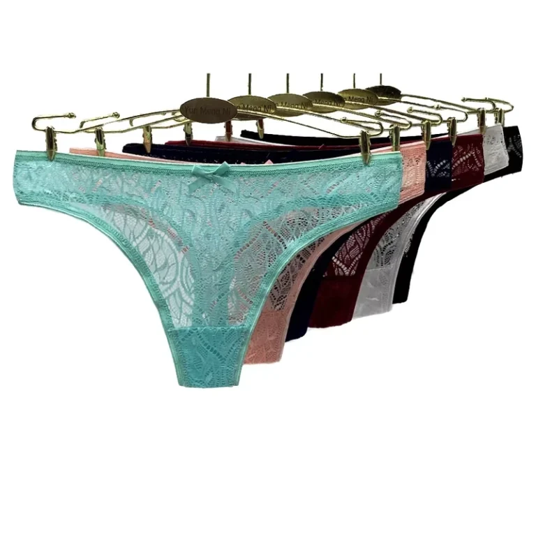 Sexy-Womens-Lace-Thong-Underwear-Low-Rise-Plain-Dyed-Spandex-Nylon-from-Manufacturers