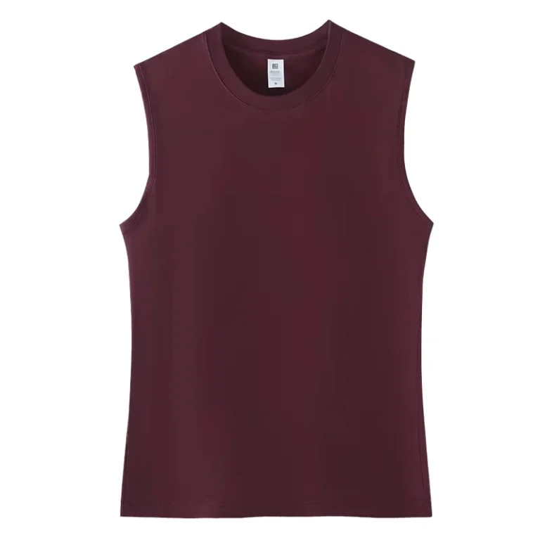 Slim-Fit-Soft-100-Cotton-Sleeveless-Tank-Top-Comfortable-for-Office-Layering-Undershirt-Mens-Cotton-Sleeveless-Tank-Top